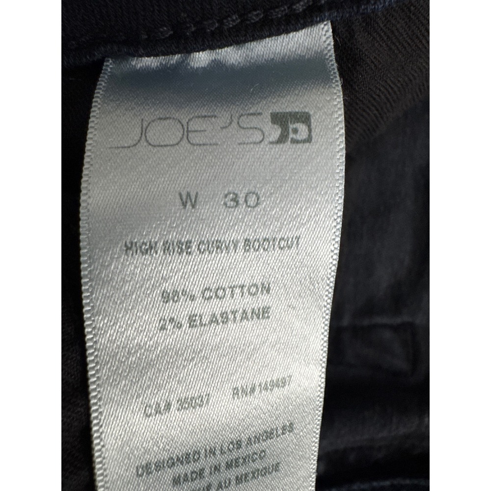 Joes Jeans Womens High Rise Curvy Bootcut Dark Indigo Stretch Denim Size 30 - Picture 3 of 7